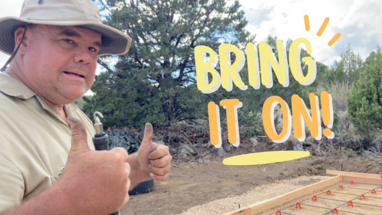 We’re Ready!!! Concrete prep is done!